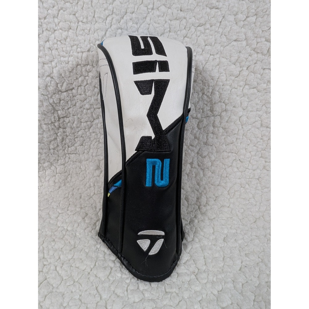 TaylorMade SIM 2 Fairway Wood Headcover Black White Blue Adjustable Number Tag